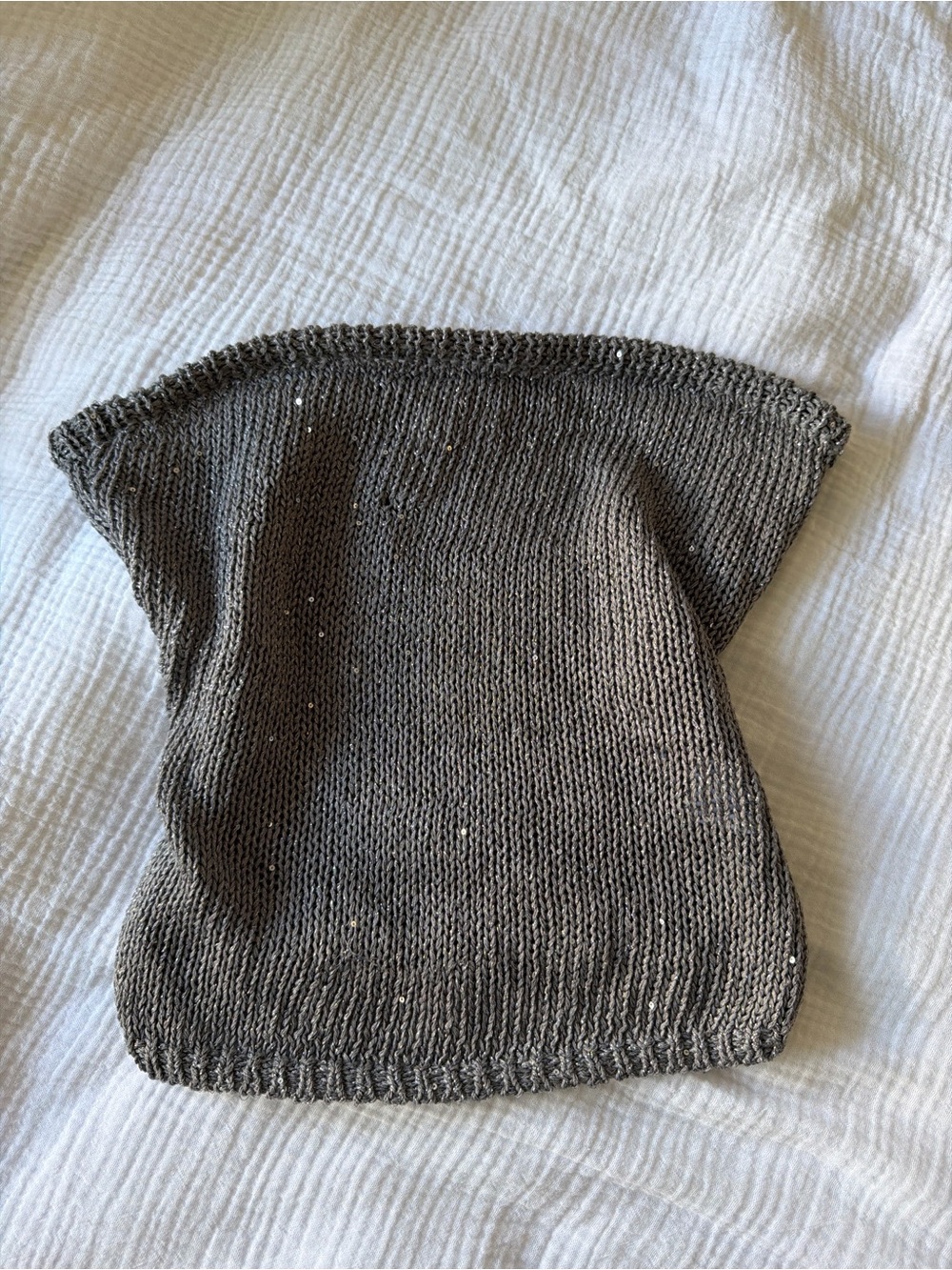 Knit Tube Top Sparkly Perfect For Parties